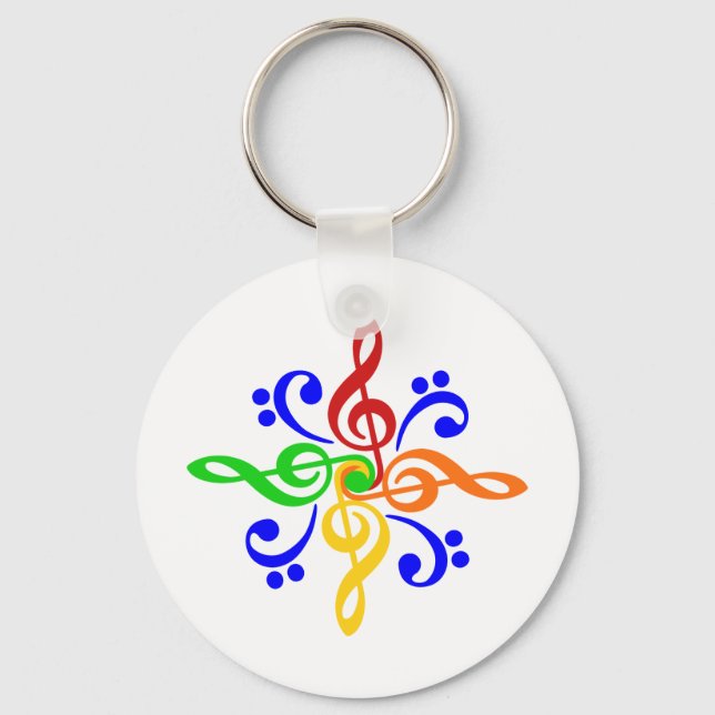 Chaveiro Design de Limpeza de Bass e Treble (Frente)