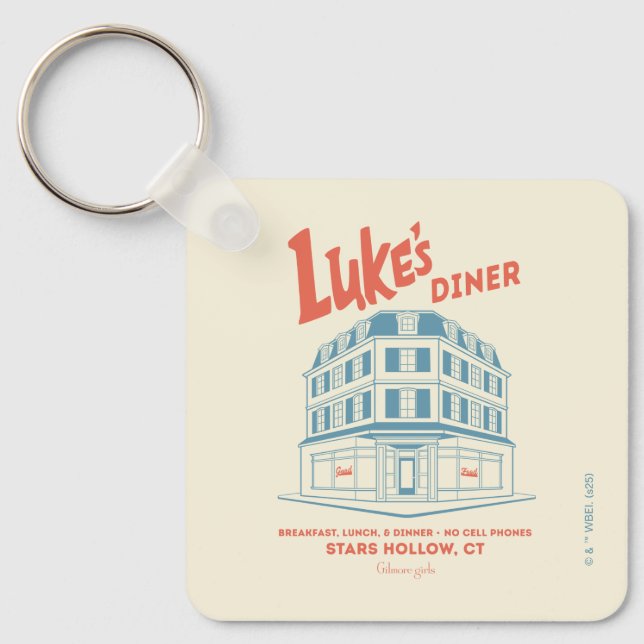 Chaveiro Design de Luke's Diner Stars Hollow (Frente)