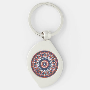 Chaveiro Design de metal de mandala
