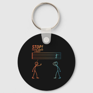 Chaveiro Design De Música Engraçado Para Homens Professora