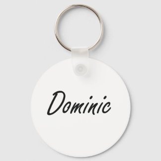 Chaveiro Design de Nome Artístico Dominic