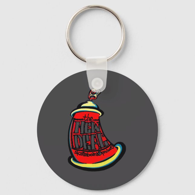Chaveiro Design de Novo Skateboard Aerosol (Frente)
