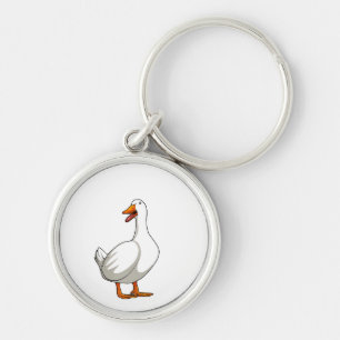 Chaveiro Design de Pato Bonito Homens Aves Aquáticas Pássar