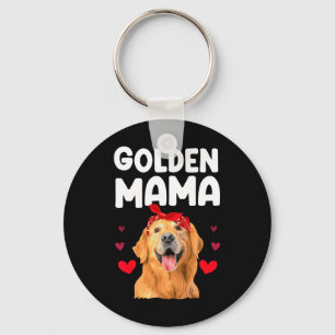 Chaveiro Design De Retriever De ouro Para Mamãe Mulheres Ou