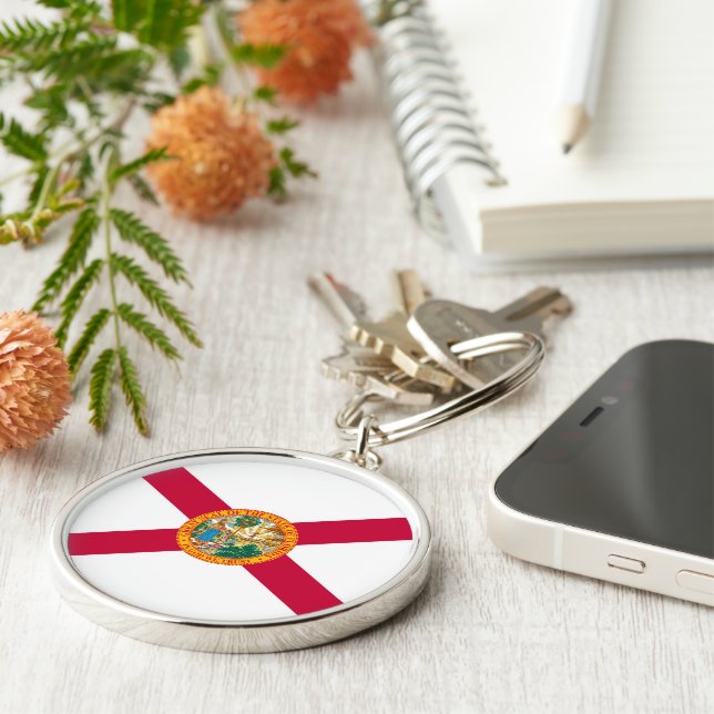 Chaveiro Design de Sinalizador do Estado da Flórida (Lateral)