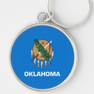 Chaveiro Design de Sinalizador do Estado de Oklahoma