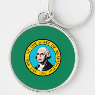 Chaveiro Design de Sinalizador do Estado de Washington