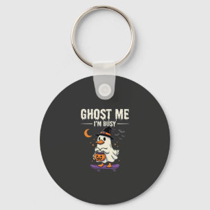 Chaveiro Design de Skate Halloween Ghost Duck_1