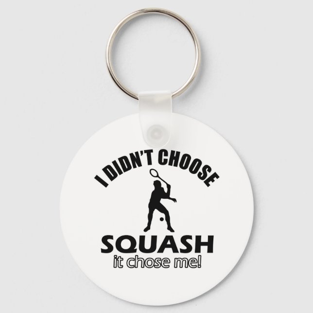 Chaveiro design de squash (Frente)