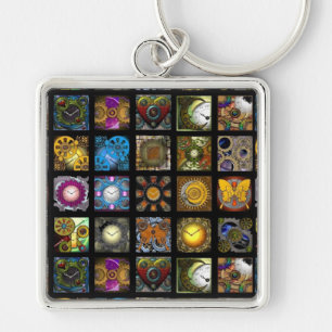 Chaveiro Design de Steampunk