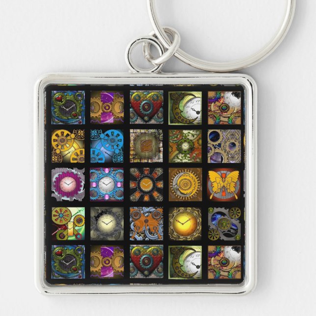 Chaveiro Design de Steampunk (Frente)