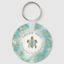 Chaveiro design de tartaruga-do-mar