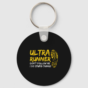 Chaveiro Design de Ultra Maratona Para um Corredor de Ultra