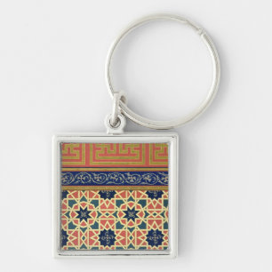 Chaveiro Design decorativo árabe (litho da cor)