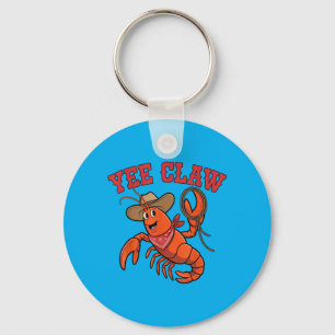 Chaveiro Design Divertido de Lagosta Cowboy Yee Claw para F