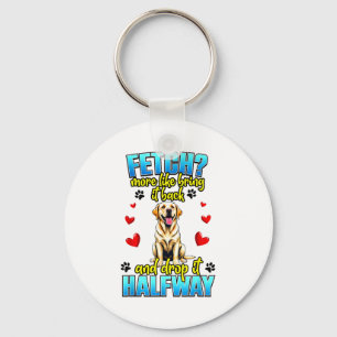 Chaveiro Design Divertido do Labrador Retriever para Dono d