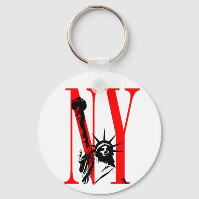 Chaveiro Design do logotipo New York NY (Frente)