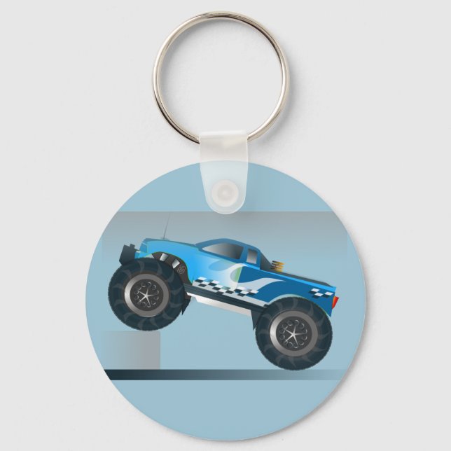 Chaveiro Design do Monster Truck Speedway-lover (Frente)