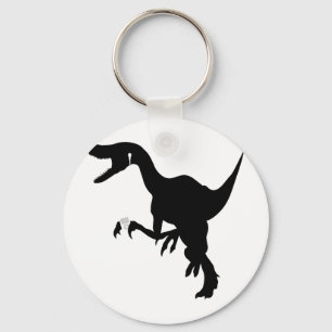 Chaveiro Design do raptor da dança