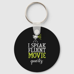 Chaveiro Design Engraçado Do I Speak Fluent Movie Cotes &am
