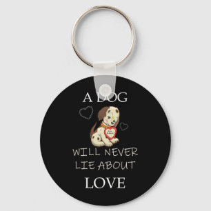 Chaveiro Design Engraçado Vintage Mães e Pais de Cachorro M