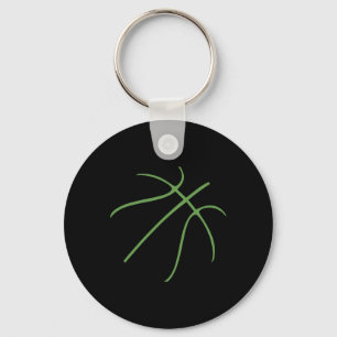 Chaveiro Design Esportivo Fofo com Caveira com Cor Verde