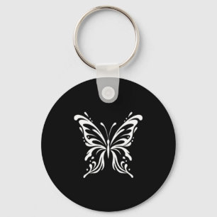 Chaveiro Design Estético Floral de Borboleta Elegante em Ar