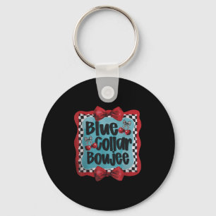 Chaveiro Design Funny Boujee de Colarinho Azul
