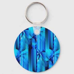Chaveiro Design Gráfico Perfeito - azul preto I