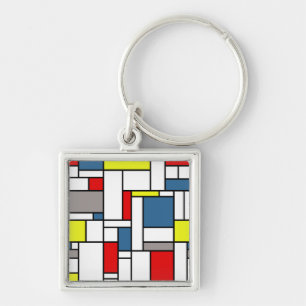 Chaveiro Design mondrian