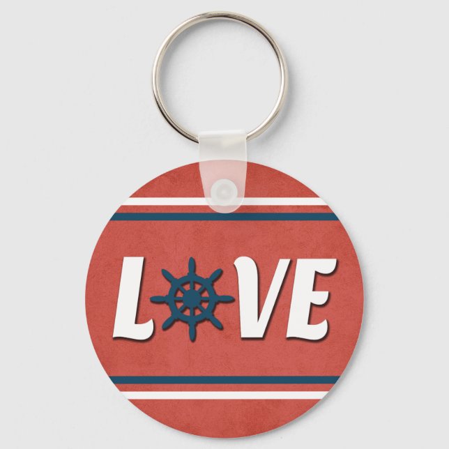 Chaveiro Design náutica de amor (Frente)