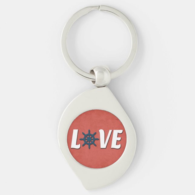 Chaveiro Design náutica de amor (Frente)