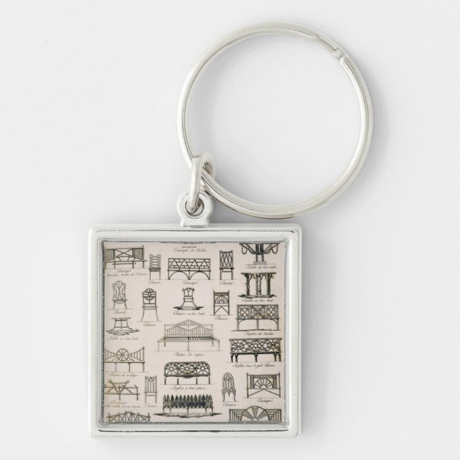 Chaveiro Design para assentos de jardim, 'de um compêndio (Frente)