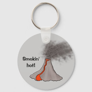 Chaveiro Design quente do vulcão de Smokin