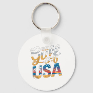Chaveiro Design Ragl Do Golfo Da América Dos Eua