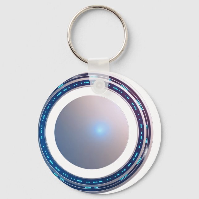 Chaveiro Designer 3D branco (Frente)