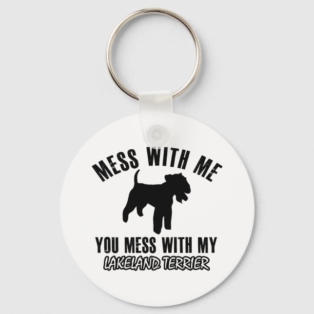 Chaveiro Designs de Lakeland Terrier (Frente)