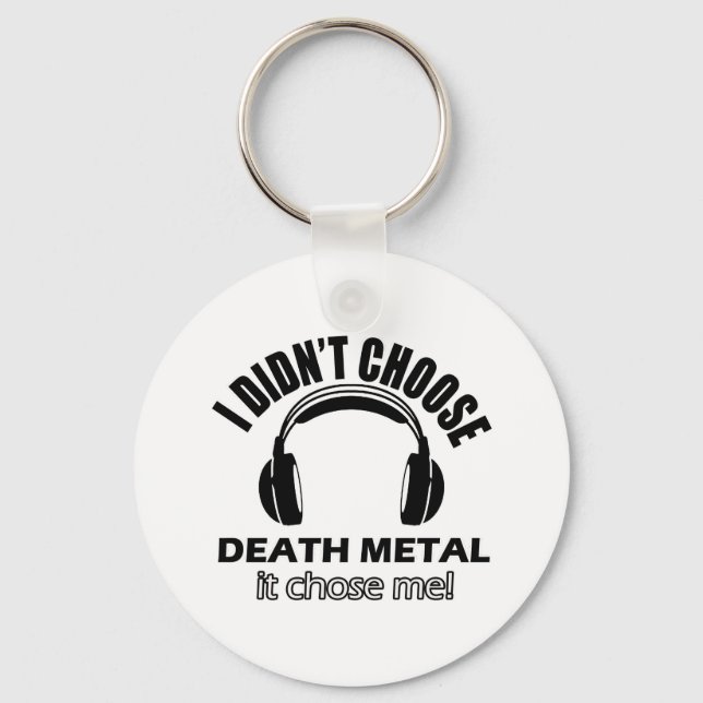 Chaveiro designs de metal por morte (Frente)