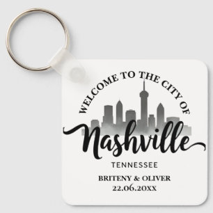 Chaveiro Destino Casamento Nashville Tennessee Skyline