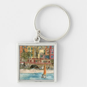 Chaveiro Destinos Praia e Edifícios Aquarela