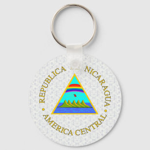 Chaveiro Detalhe da brasão de Nicarágua