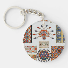 Chaveiro Detalhes da decoração do traje assírio antigo 
