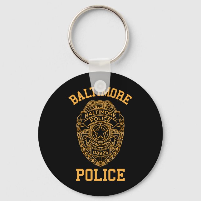 Chaveiro detetive da Maryland da Polícia Baltimore (Frente)