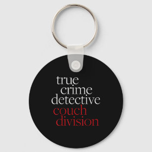 Chaveiro Detetive de Crime Real Sofá de Fã de Crime Diverti