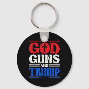 Chaveiro Deus Armas E Bandeira Americana Trump Patriota