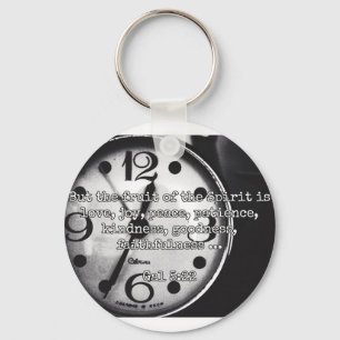 Chaveiro Deus cita: Gal 5:22 — "Fruta do Espírito"