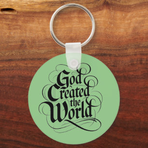 Chaveiro Deus Criou o mundo