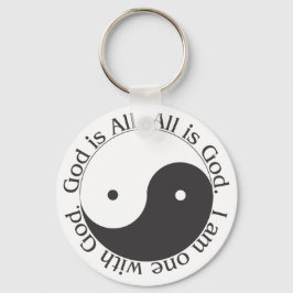 Chaveiro - Deus é All Yin-yang