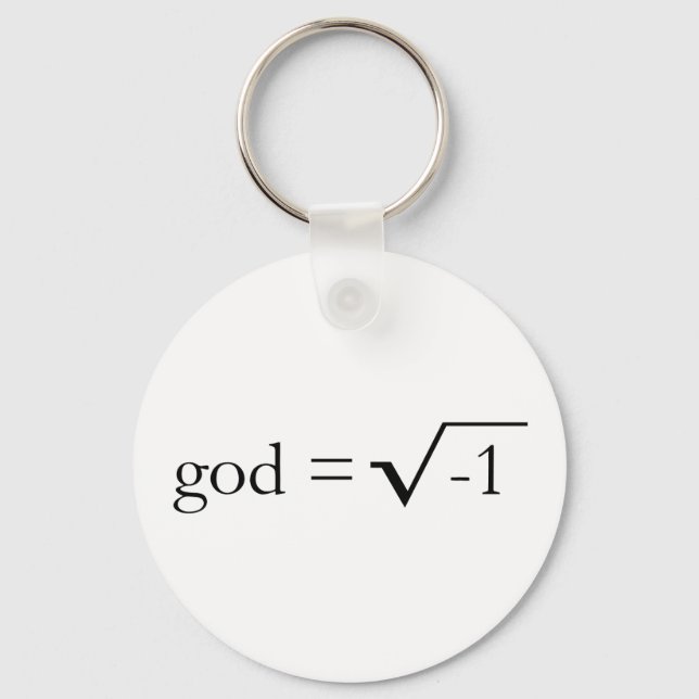 Chaveiro Deus é imaginário (Frente)
