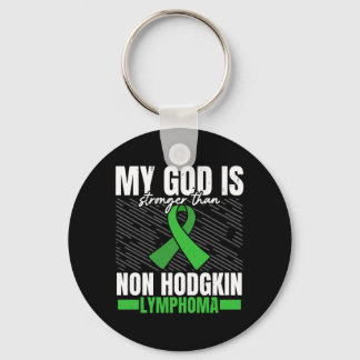 Chaveiro Deus é mais forte do que o linfoma não-Hodgkin